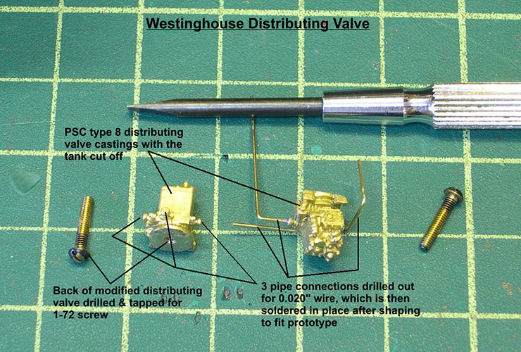atsf santa fe 5001 2-10-4 distributing valve 1