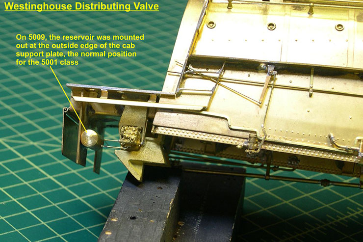 atsf santa fe 5001 2-10-4 distributing valve 7