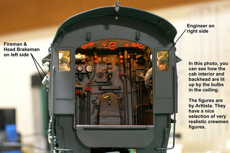 atsf santa fe 5001 2-10-4 cab lights 3