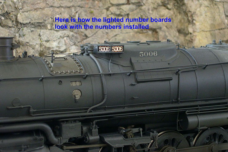 atsf santa fe 5001 2-10-4 number boards 21