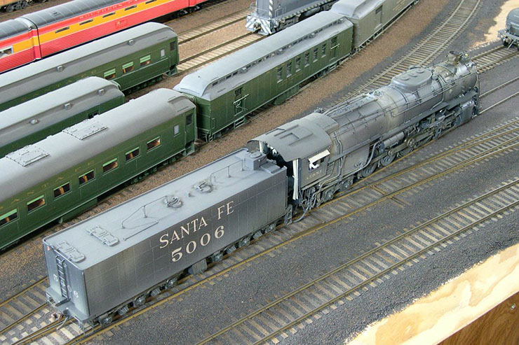 atsf santa fe 5001 2-10-4 ATSF 5006 7