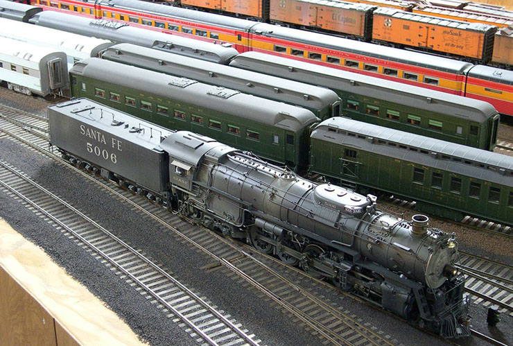 atsf santa fe 5001 2-10-4 ATSF 5006 8