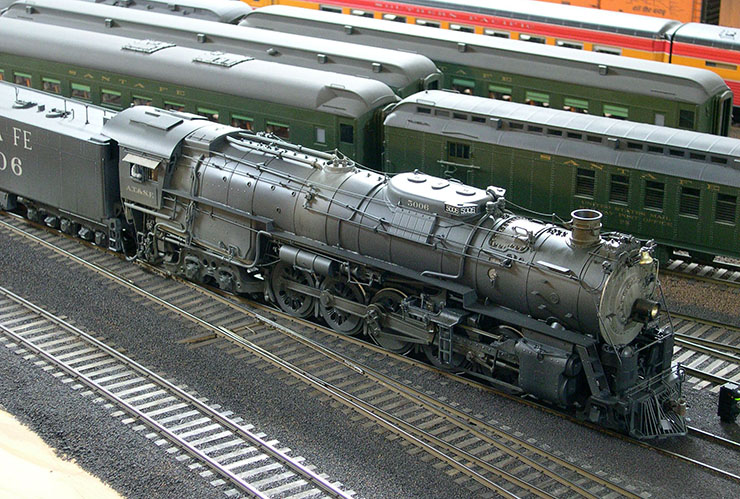 atsf santa fe 5001 2-10-4 ATSF 5006 9